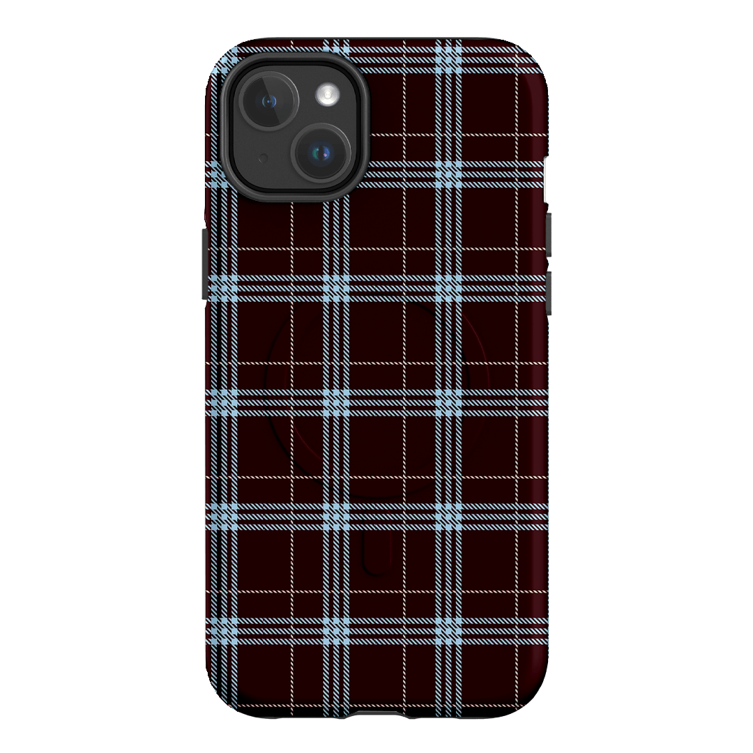 Mocha Plaid Printed Phone Cases iPhone 14 Plus / Armoured MagSafe by The Dairy - The Dairy