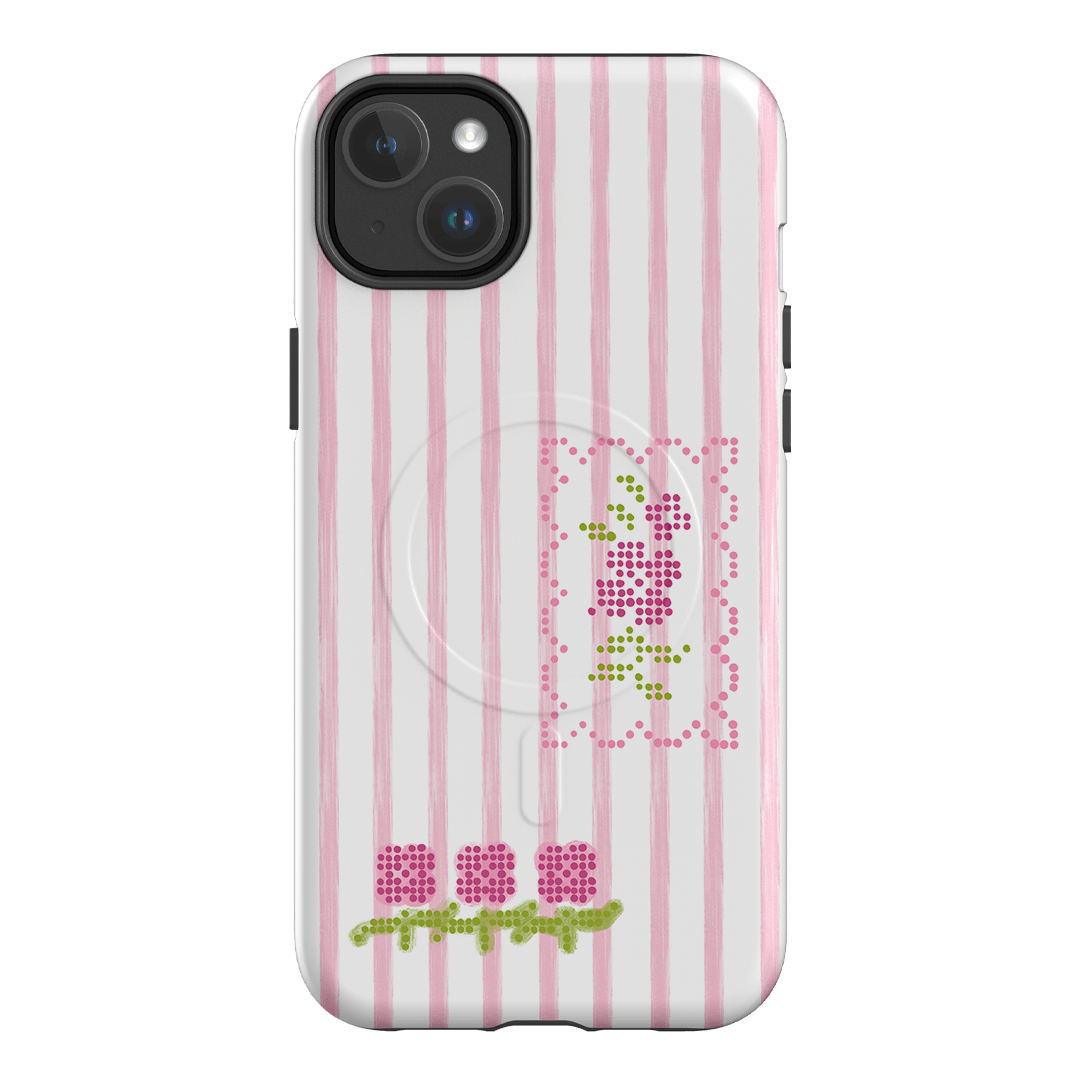 Patchwork Pink Printed Phone Cases iPhone 14 Plus / Armoured MagSafe by Kayla Carr - The Dairy