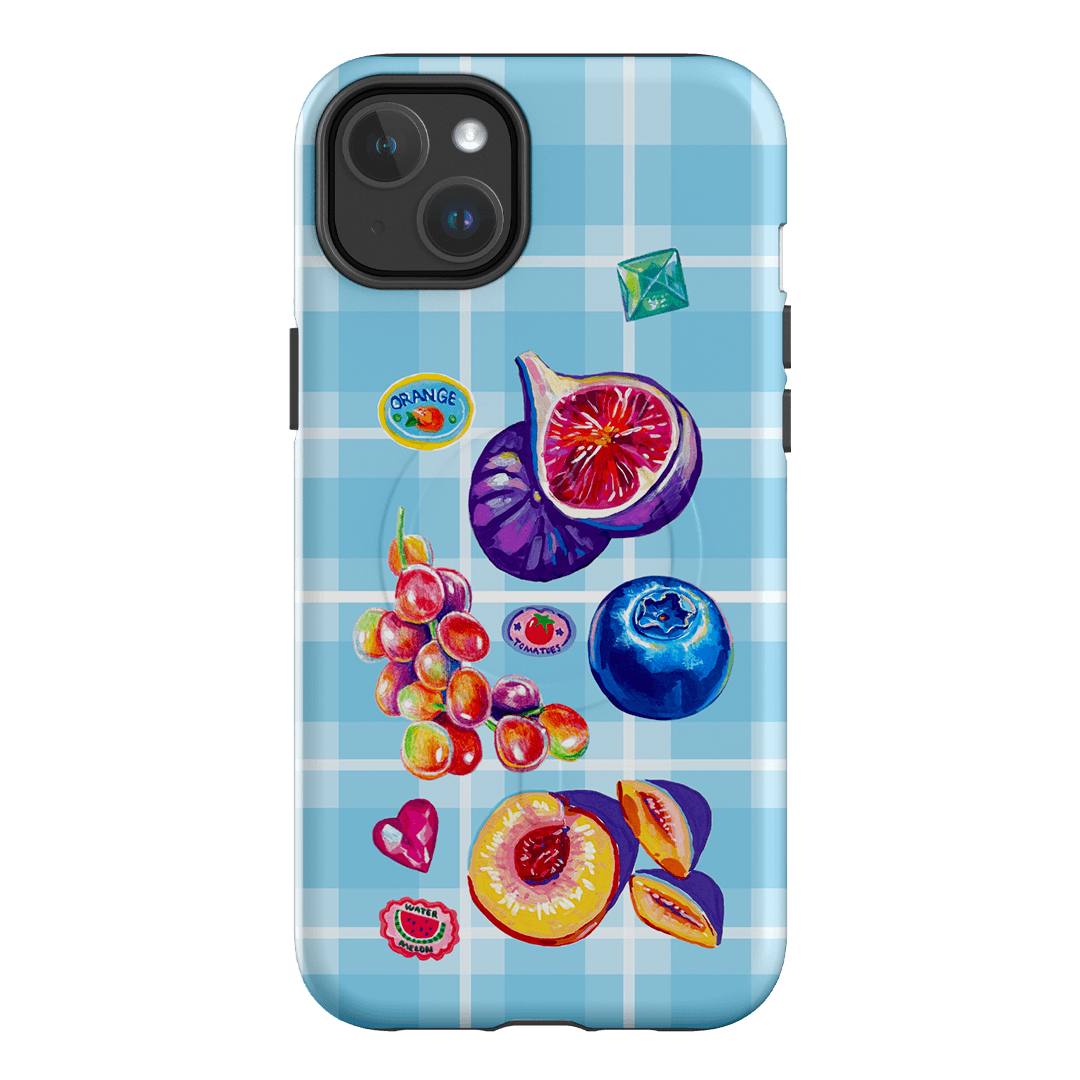 Plaid Picnic Printed Phone Cases iPhone 14 Plus / Armoured MagSafe by Femke Studio - The Dairy