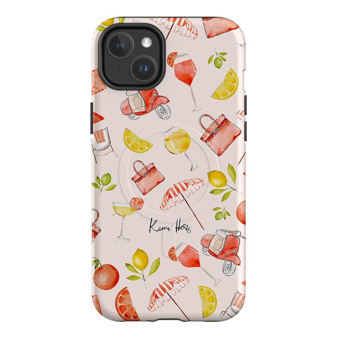 Positano Printed Phone Cases iPhone 14 Plus / Armoured MagSafe by Kerrie Hess - The Dairy