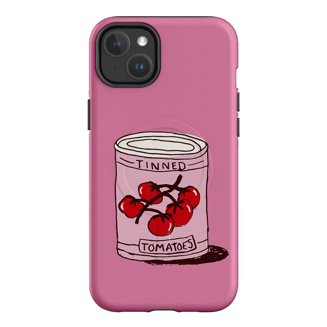 Saucy Pink Printed Phone Cases iPhone 14 Plus / Armoured MagSafe by The Dairy - The Dairy