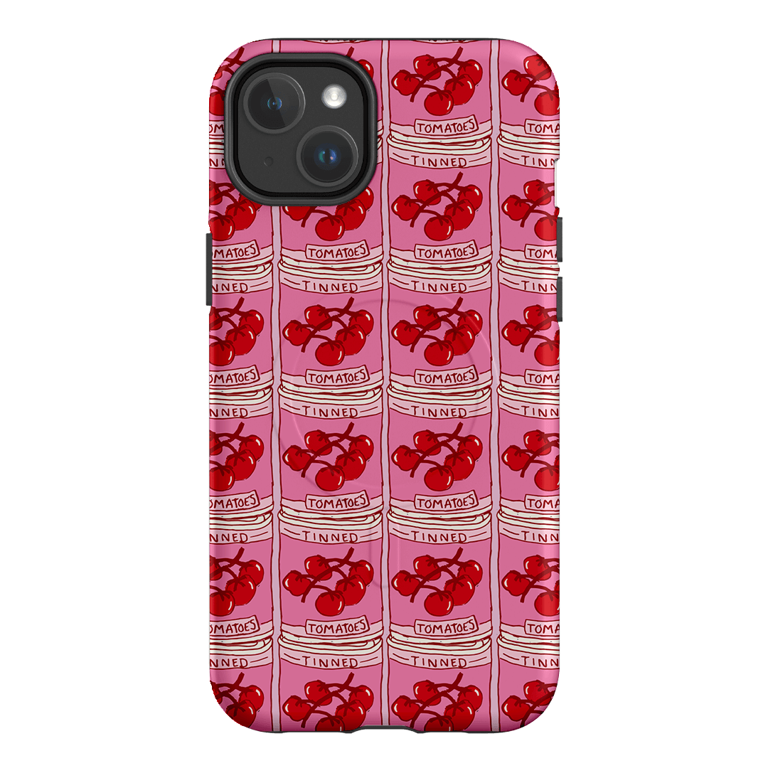 Tinned Tomatoes Printed Phone Cases iPhone 14 Plus / Armoured MagSafe by The Dairy - The Dairy