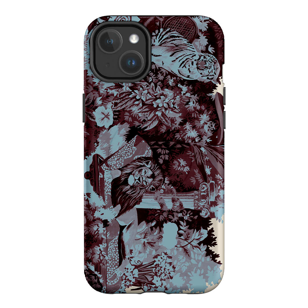 Tippi Blue Printed Phone Cases iPhone 14 Plus / Armoured MagSafe by Desmond & Dempsey - The Dairy