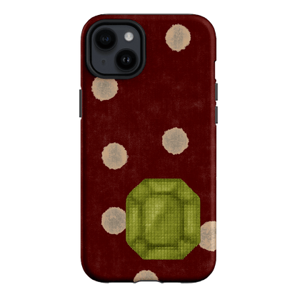 August Peridot Printed Phone Cases iPhone 14 Plus / Armoured by Joiana - The Dairy