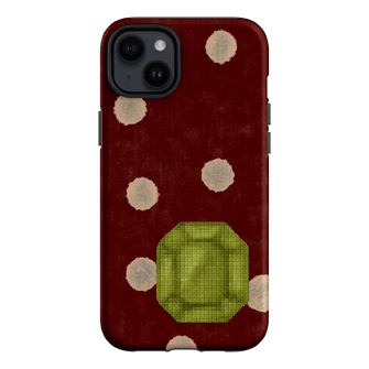August Peridot Printed Phone Cases iPhone 14 Plus / Armoured by Joiana - The Dairy