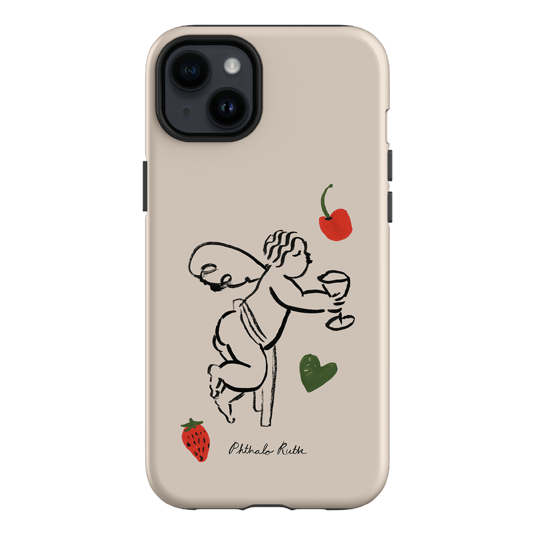 Cherub Printed Phone Cases iPhone 14 Plus / Armoured by Phthalo Ruth - The Dairy