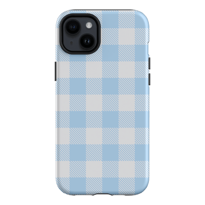 Cloud Plaid Printed Phone Cases iPhone 14 Plus / Armoured by The Dairy - The Dairy