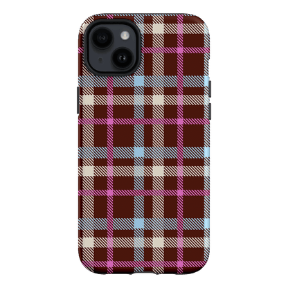 Confetti Plaid Printed Phone Cases iPhone 14 Plus / Armoured by The Dairy - The Dairy