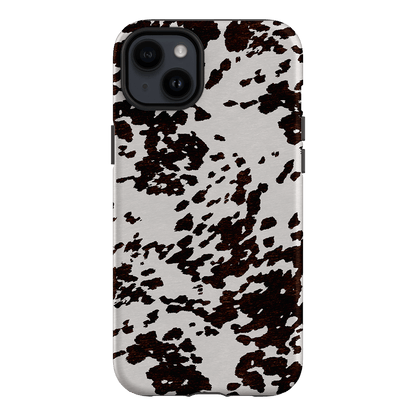 Cowhide Charm Printed Phone Cases iPhone 14 Plus / Armoured by The Dairy - The Dairy