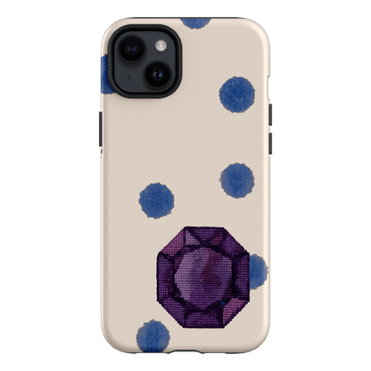 February Amethyst Printed Phone Cases iPhone 14 Plus / Armoured by Joiana - The Dairy
