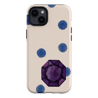February Amethyst Printed Phone Cases iPhone 14 Plus / Armoured by Joiana - The Dairy