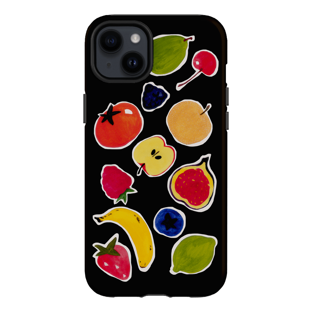 Fruit Stickers Printed Phone Cases iPhone 14 Plus / Armoured by Studio Bon - The Dairy