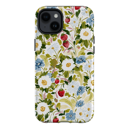 Garden Strawberries Printed Phone Cases iPhone 14 Plus / Armoured by Ellie Mae - The Dairy