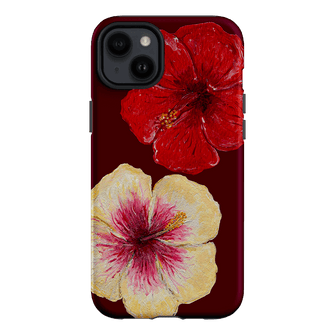 Hibiscus Flower Printed Phone Cases iPhone 14 Plus / Armoured by BG. Studio - The Dairy