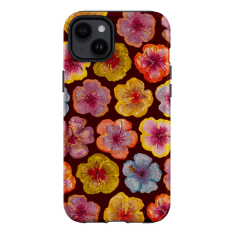 Hibiscus Holiday Rouge Printed Phone Cases iPhone 14 Plus / Armoured by BG. Studio - The Dairy