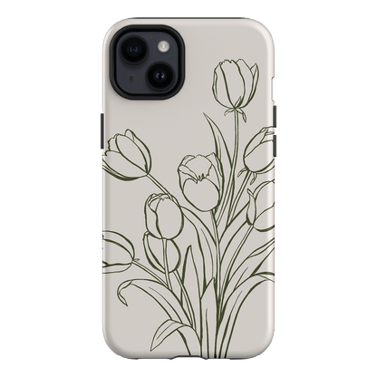 Inked Tulips Printed Phone Cases iPhone 14 Plus / Armoured by Typoflora - The Dairy