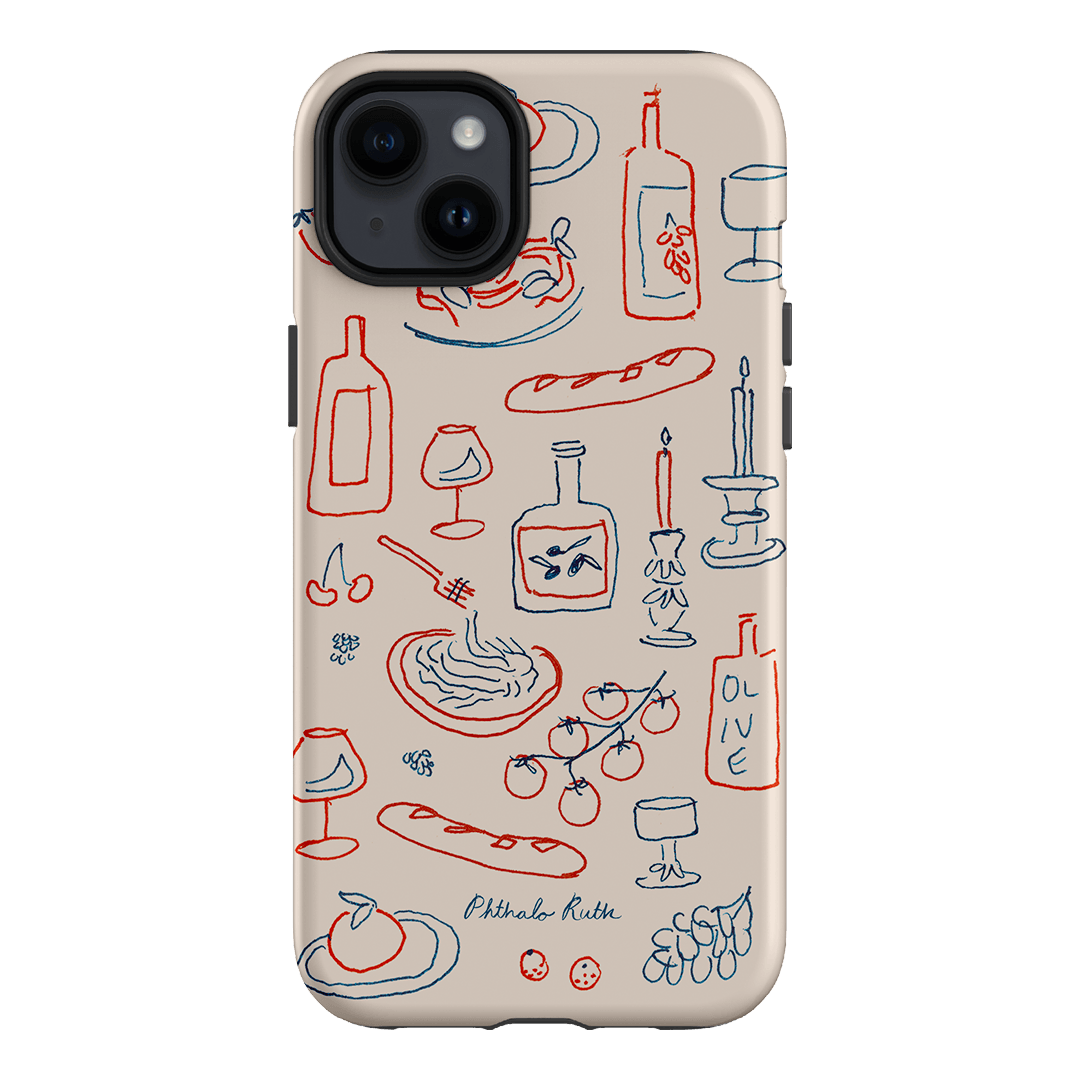 Italian Fare Printed Phone Cases iPhone 14 Plus / Armoured by Phthalo Ruth - The Dairy