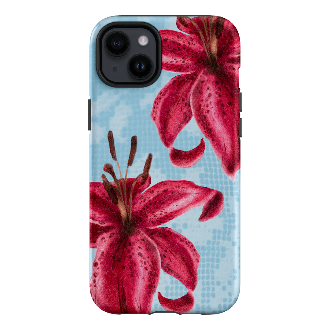 Lillies Printed Phone Cases iPhone 14 Plus / Armoured by Sally Hungerford - The Dairy