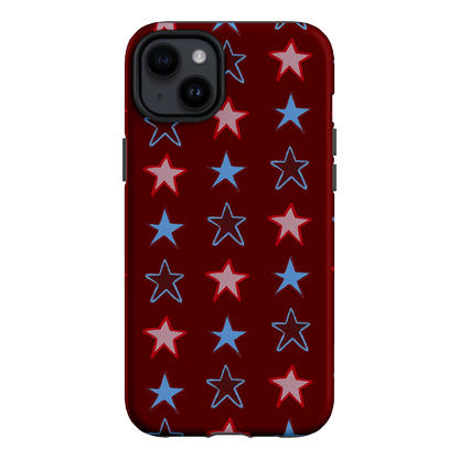 Lucky Stars Rouge Printed Phone Cases iPhone 14 Plus / Armoured by BG. Studio - The Dairy