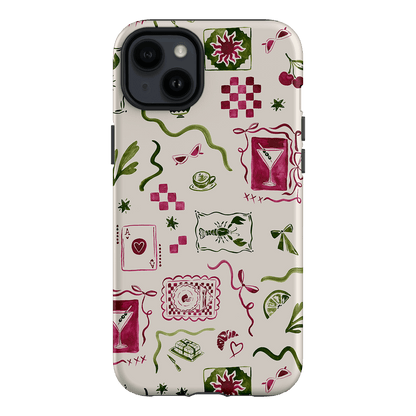 Martini Gal Printed Phone Cases iPhone 14 Plus / Armoured by Charlie Taylor - The Dairy