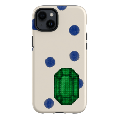 May Emerald Printed Phone Cases iPhone 14 Plus / Armoured by Joiana - The Dairy