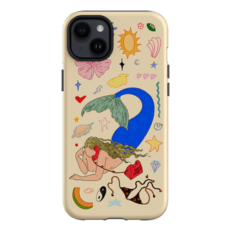 Mermaid Salad Cream Printed Phone Cases iPhone 14 Plus / Armoured by Easty Beasty - The Dairy