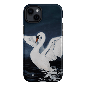 Midnight Swan Printed Phone Cases iPhone 14 Plus / Armoured by Lisa Hu - The Dairy
