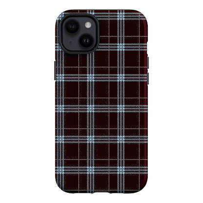 Mocha Plaid Printed Phone Cases iPhone 14 Plus / Armoured by The Dairy - The Dairy
