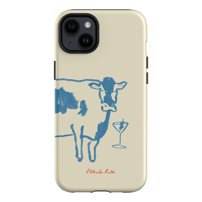 Mootini Blue Printed Phone Cases iPhone 14 Plus / Armoured by Phthalo Ruth - The Dairy