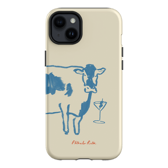 Mootini Blue Printed Phone Cases iPhone 14 Plus / Armoured by Phthalo Ruth - The Dairy