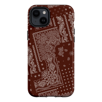 Paisley Cinnamon Printed Phone Cases iPhone 14 Plus / Armoured by The Dairy - The Dairy