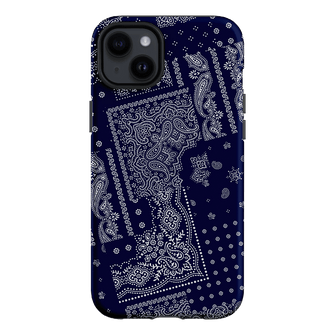 Paisley Indigo Printed Phone Cases iPhone 14 Plus / Armoured by The Dairy - The Dairy