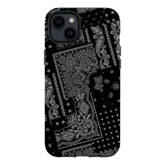 Paisley Noir Printed Phone Cases iPhone 14 Plus / Armoured by The Dairy - The Dairy