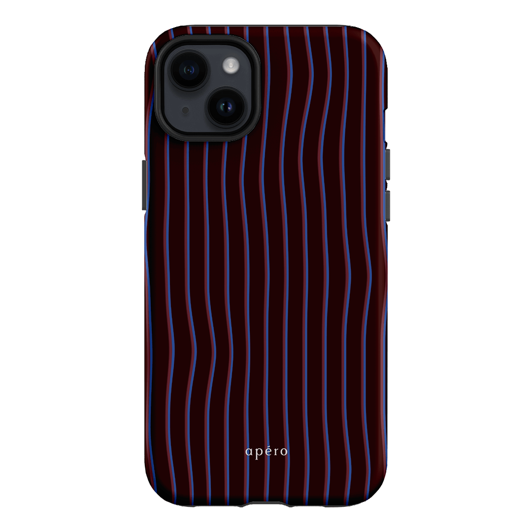Panama Burgundy Printed Phone Cases iPhone 14 Plus / Armoured by Apero - The Dairy