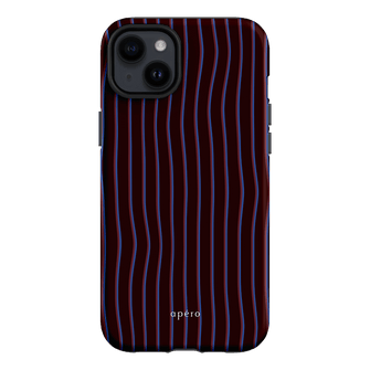 Panama Burgundy Printed Phone Cases iPhone 14 Plus / Armoured by Apero - The Dairy