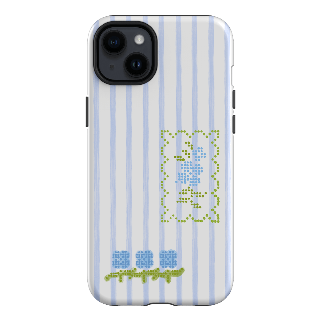 Patchwork Blue Printed Phone Cases iPhone 14 Plus / Armoured by Kayla Carr - The Dairy
