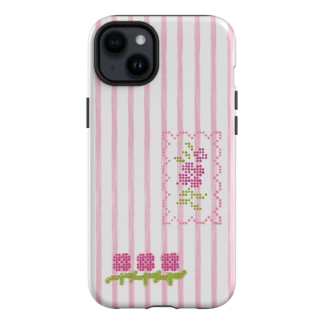 Patchwork Pink Printed Phone Cases iPhone 14 Plus / Armoured by Kayla Carr - The Dairy
