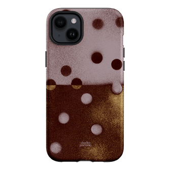 Rust Polka Dot Printed Phone Cases iPhone 14 Plus / Armoured by Jasmine Dowling - The Dairy