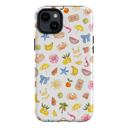Summer Icons Printed Phone Cases iPhone 14 Plus / Armoured by Cass Deller - The Dairy