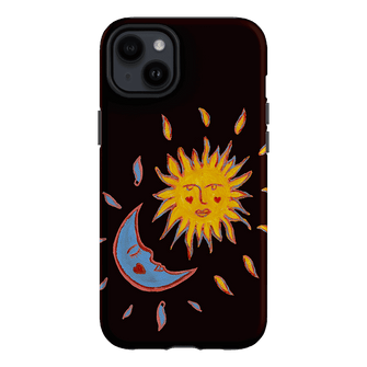Sun & Moon Plum Printed Phone Cases iPhone 14 Plus / Armoured by BG. Studio - The Dairy