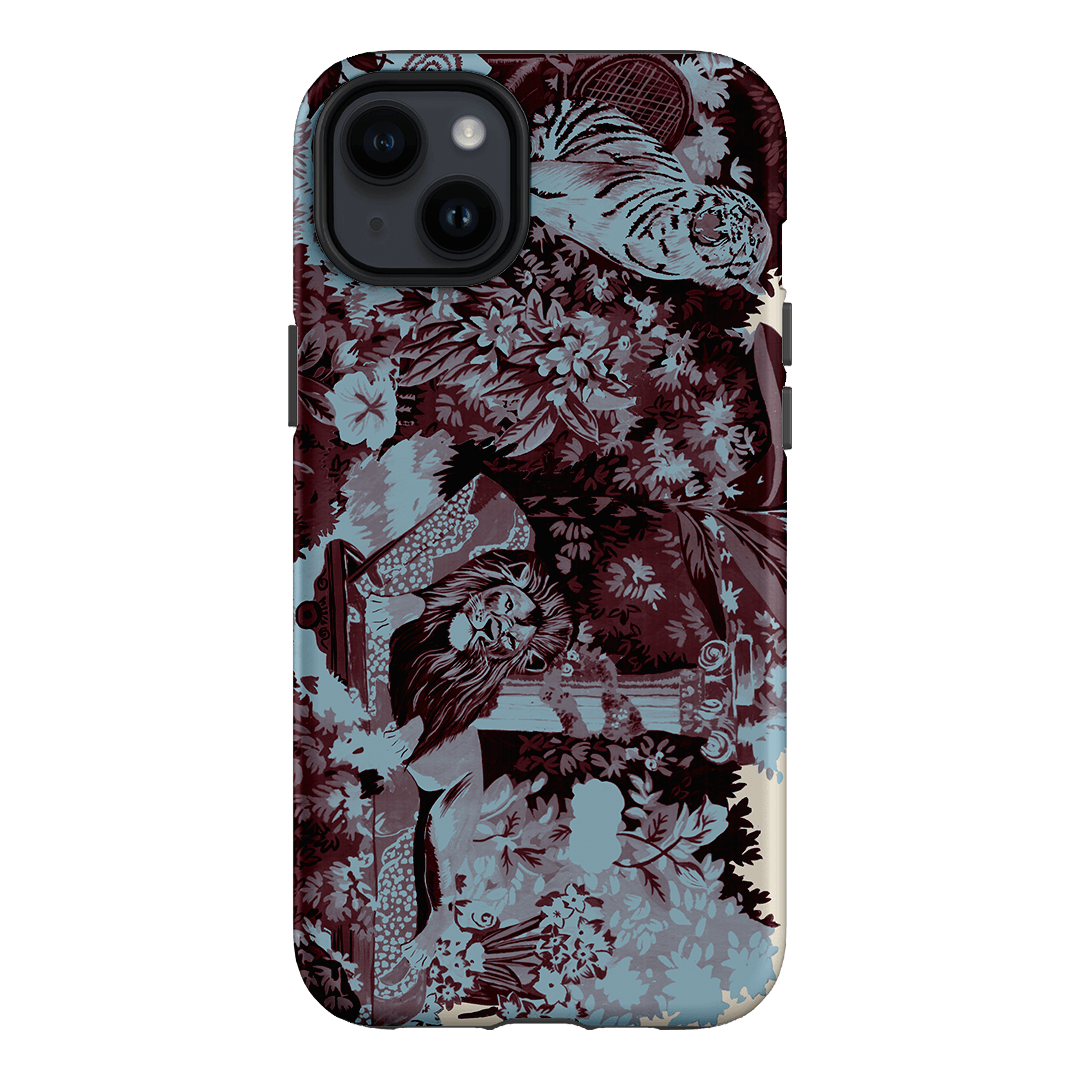 Tippi Blue Printed Phone Cases iPhone 14 Plus / Armoured by Desmond & Dempsey - The Dairy