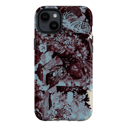 Tippi Blue Printed Phone Cases iPhone 14 Plus / Armoured by Desmond & Dempsey - The Dairy