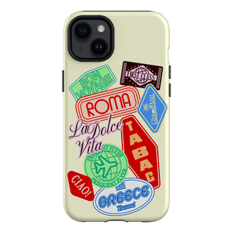 Well Travelled Printed Phone Cases iPhone 14 Plus / Armoured by The Dairy - The Dairy