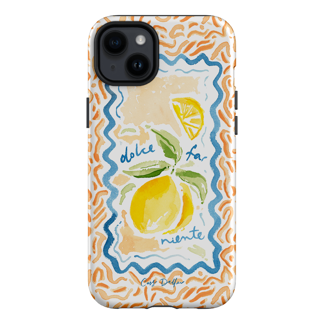 Dolce Far Niente Printed Phone Cases iPhone 14 Plus / Armoured by Cass Deller - The Dairy