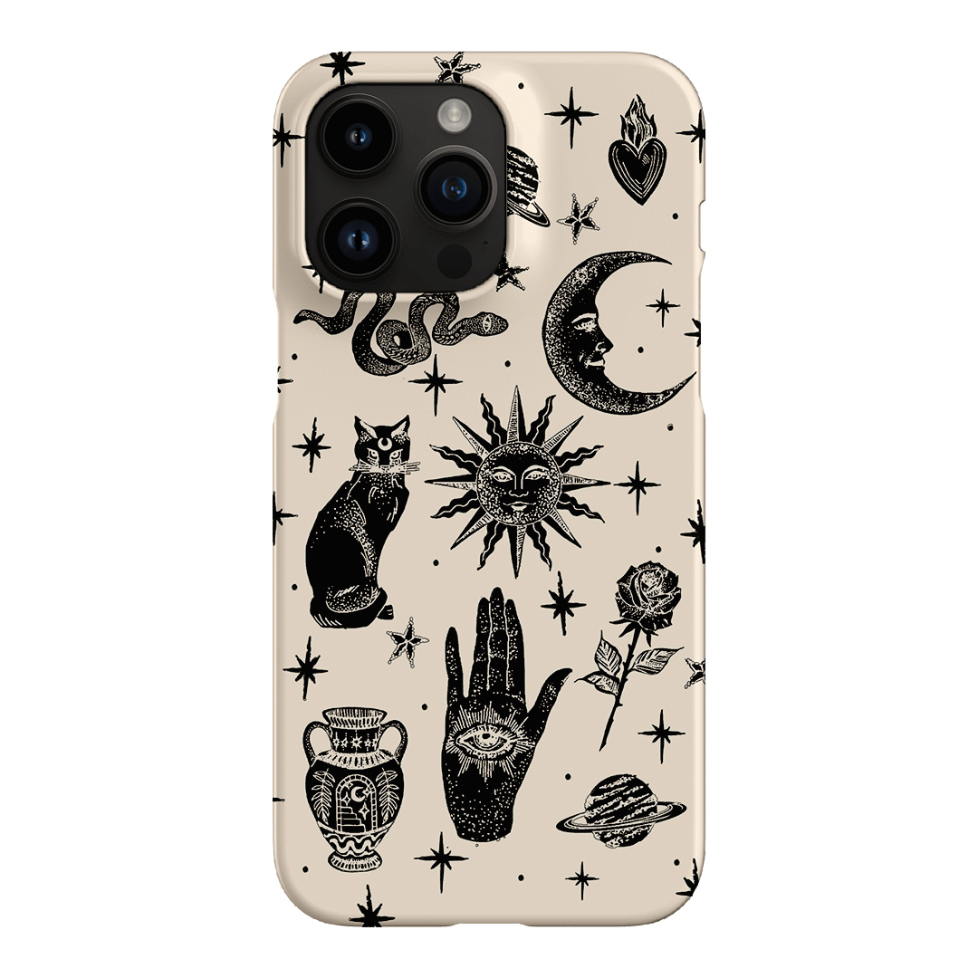 Astro Flash Beige Printed Phone Cases by Veronica Tucker - The Dairy