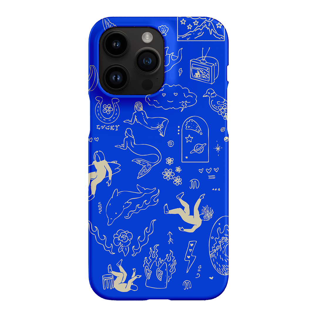 Easty Flash Blue Printed Phone Cases iPhone 14 Pro Max / Snap by Easty Beasty - The Dairy