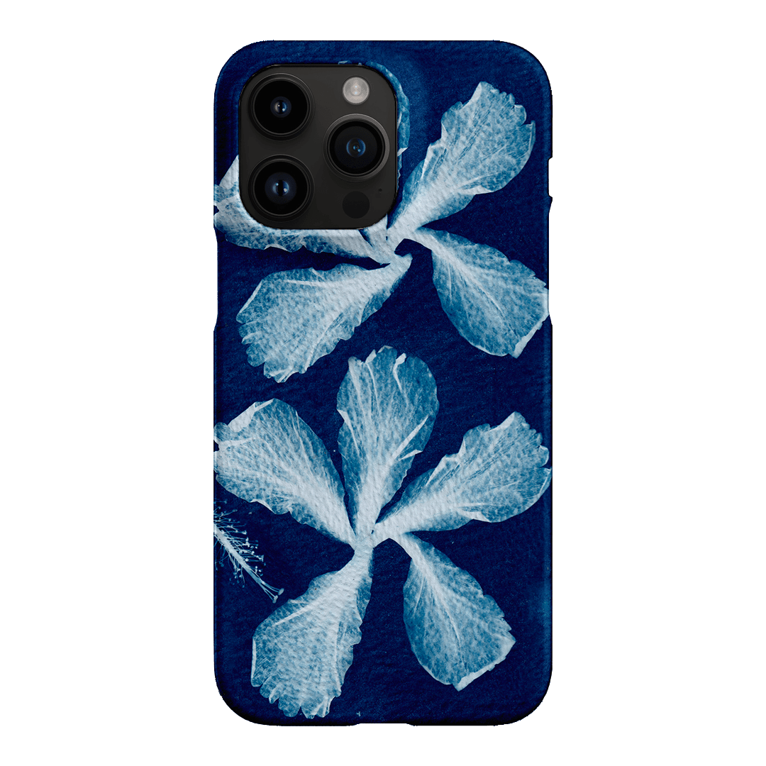 Hibiscus Cyanotype Printed Phone Cases iPhone 14 Pro Max / Snap by Sally Hungerford - The Dairy
