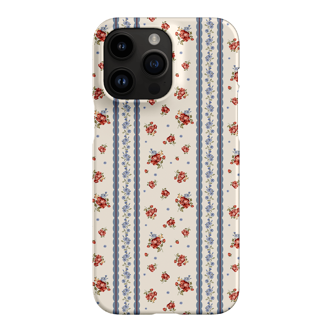 Rose Stripe Printed Phone Cases iPhone 14 Pro Max / Snap by Kasiags Art - The Dairy