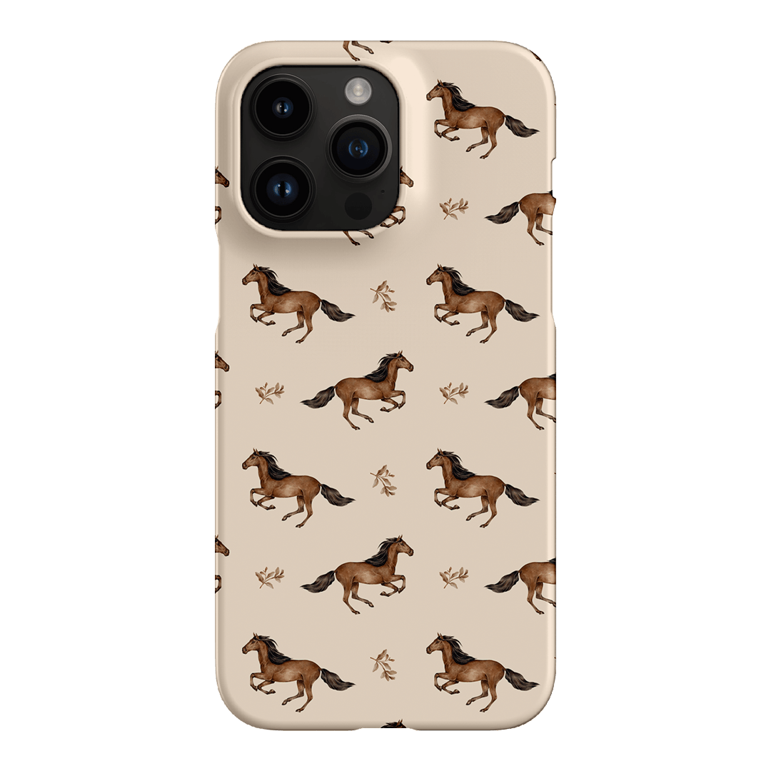 Running Horse Printed Phone Cases iPhone 14 Pro Max / Snap by Kasiags Art - The Dairy