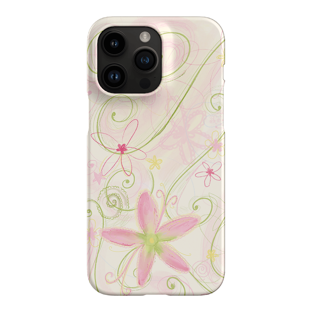 Swirl Pink Printed Phone Cases iPhone 14 Pro Max / Snap by Kayla Carr - The Dairy